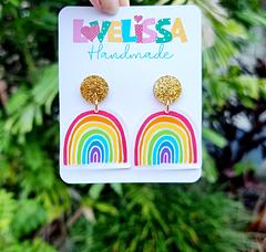 Traditional Rainbow Earrings